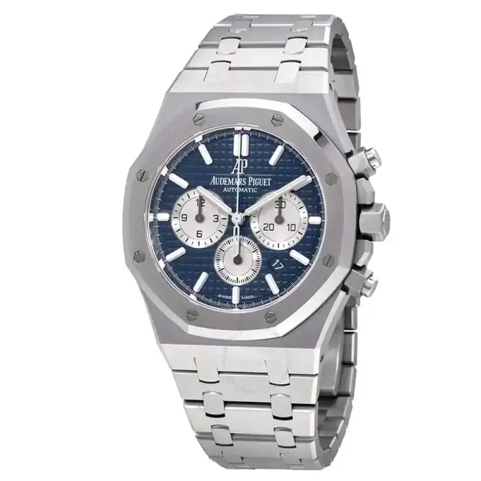 Audemars Piguet Royal Oak Chronograph Blue Dial 41mm Men’s Watch 26331st.Oo.1220st.01 - Image 2