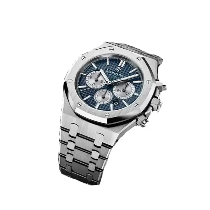 Audemars Piguet Royal Oak Chronograph Blue Dial 41mm Men’s Watch 26331st.Oo.1220st.01 - Image 3