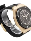 AP Royal Oak Chronograph Black Dial Offshore 44MM Rose Gold Watch - Image 3
