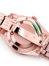 ROLEX DAYDATE 40MM ROSE GOLD AUTOMATIC STAINLESS STEEL WATCH FULL ICED MOISSANITE 24.00CT - Image 2