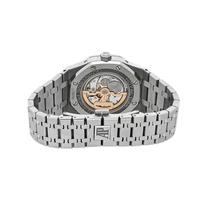Audemars Piguet Royal Oak Stainless Steel Perpetual Calendar 41mm Silver-Toned Dial Men's Watch 26574ST.OO.1220ST.01 - Image 4