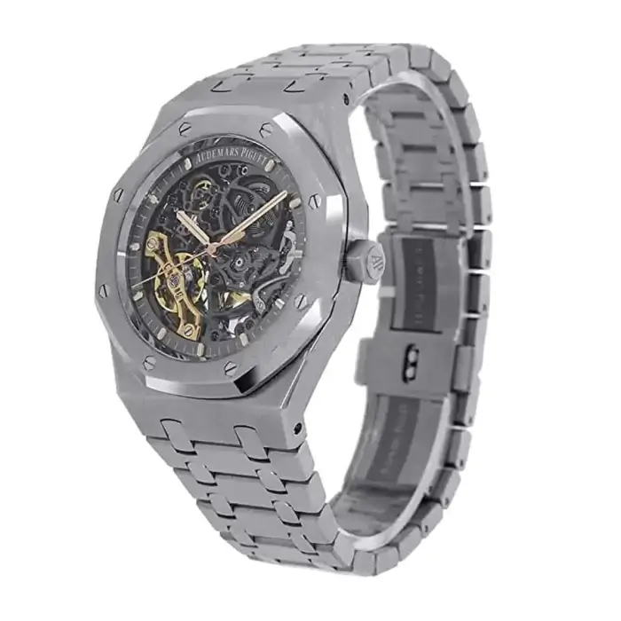 Audemars Piguet Royal Oak Skeleton 41MM Balance  In Steel Men’s Watch 15407ST.OO.1220ST.01 - Image 2