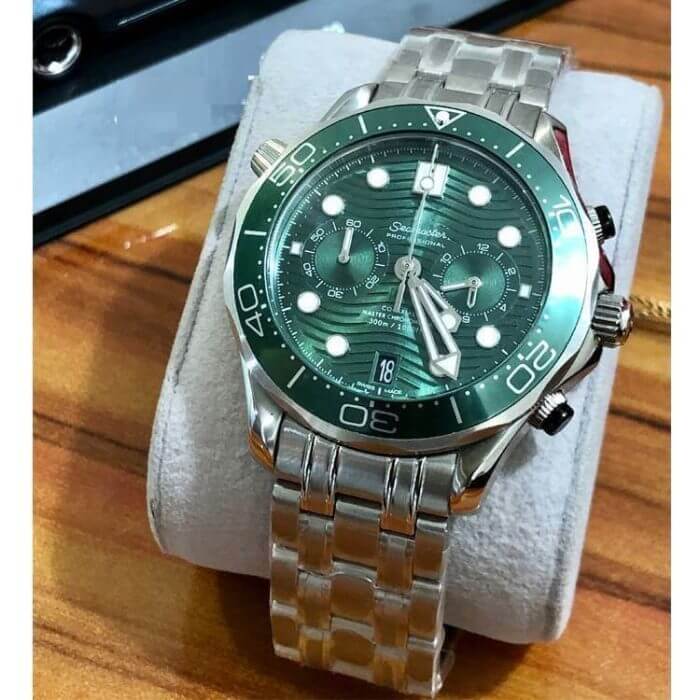 Omega Seamaster 300m Chronograph 44MM Co-Axial Master Chronometer  Green Dial Steel Men’s Watch