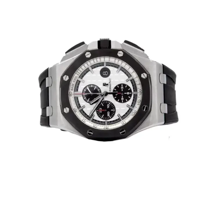 Audemars Piguet Black Panda Royal Oak Offshore Ceramic 44mm Chrono Steel 26400 Watch - Image 3