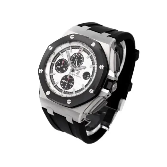 Audemars Piguet Black Panda Royal Oak Offshore Ceramic 44mm Chrono Steel 26400 Watch - Image 2