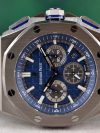 AP Royal Oak Offshore Blue Dial Chronograph 42MM Watch 26480TI.OO.A027CA.01 - Image 7