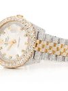 ICED OUT PRESIDENTIAL ROLEX DATEJUST II 41MM TWO TONE GOLD AUTOMATIC STAINLESS STEEL WATCH 22.00CT - Image 2