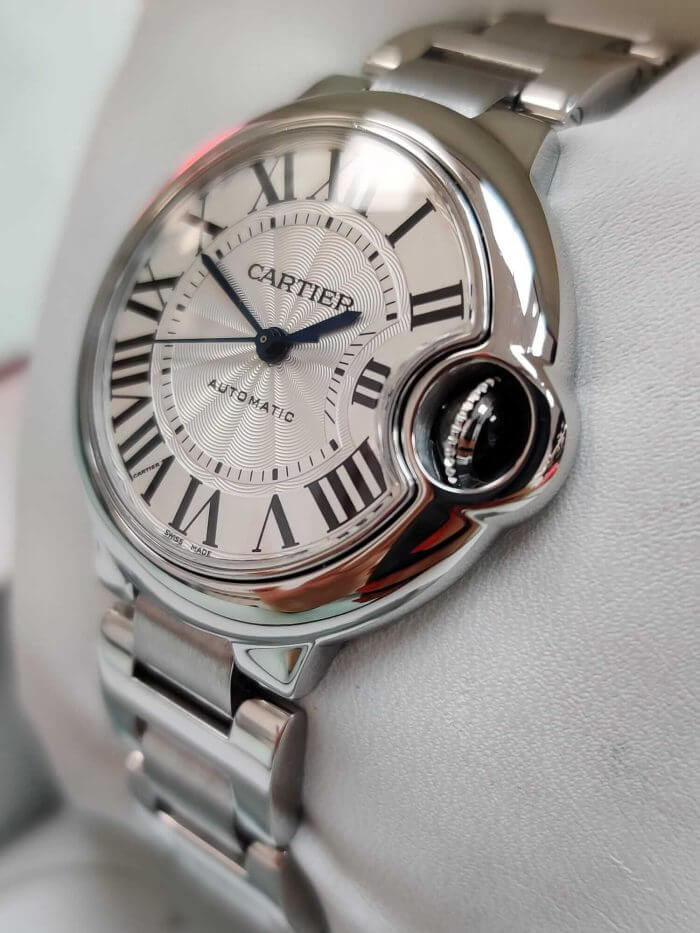 Cartier Ballon Bleu 33mm Stainless Steel Ladies Wrist Watch - Image 8
