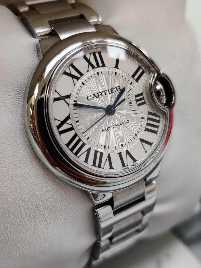 Cartier Ballon Bleu 33mm Stainless Steel Ladies Wrist Watch - Image 9