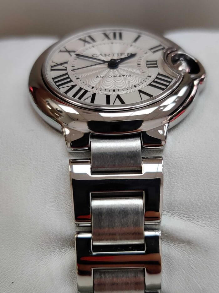Cartier Ballon Bleu 33mm Stainless Steel Ladies Wrist Watch - Image 10