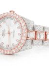 ROLEX DIAMOND WATCH DATEJUST 41MM TWO TONE FULL ICED MOISSANITE  22.10CT - Image 2