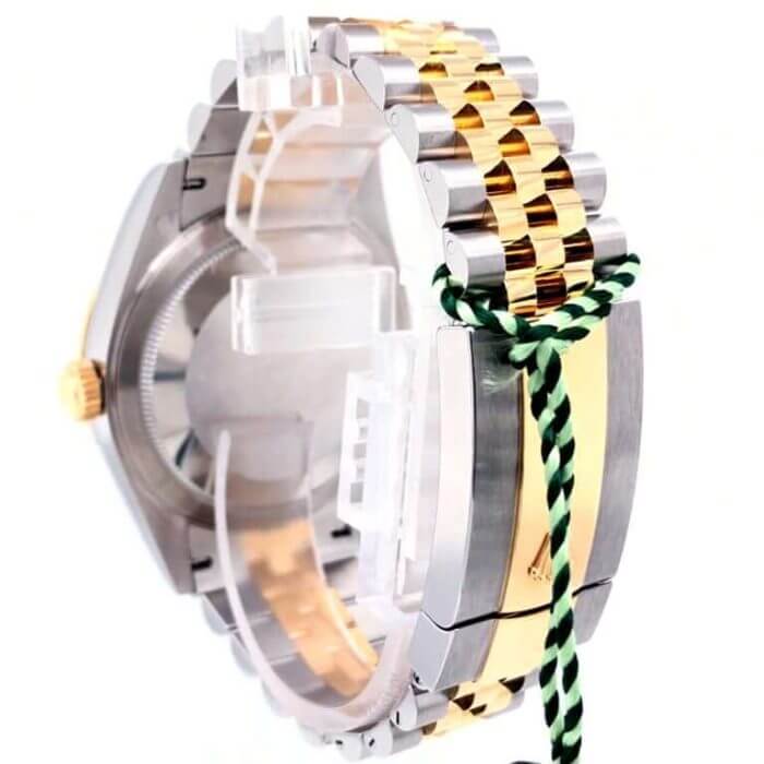 Rolex Sky Dweller Yellow Gold Champagne Dial 42MM Bezel Two Tone Jubilee Men's Watch 326933 - Image 4