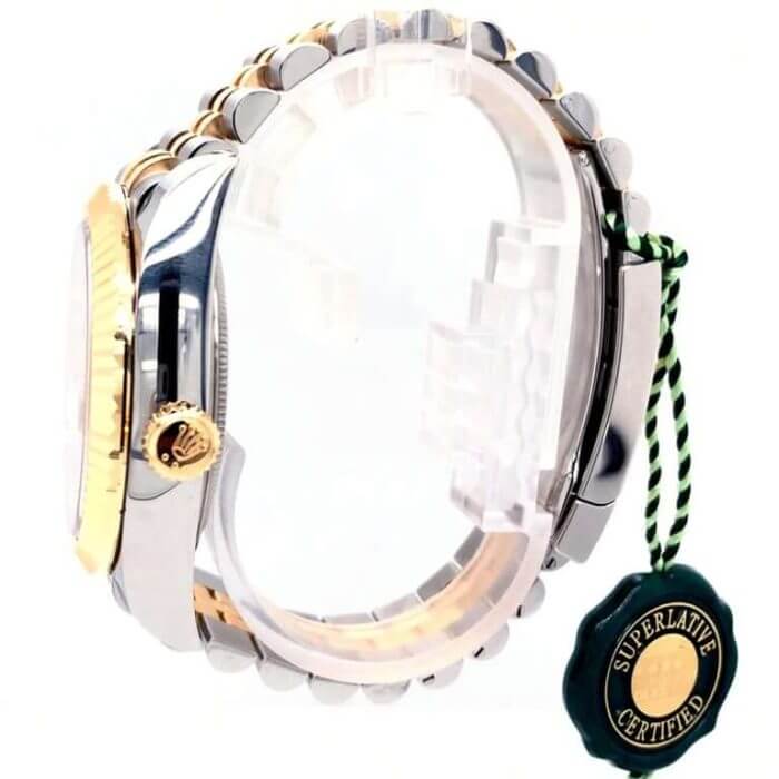 Rolex Sky Dweller Yellow Gold Champagne Dial 42MM Bezel Two Tone Jubilee Men's Watch 326933 - Image 5