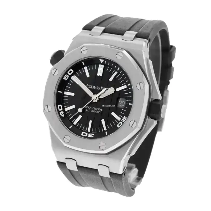 Audemars Piguet Royal Oak Offshore Black Dial 42MM Men's Watch DIVER 15703 - Image 2
