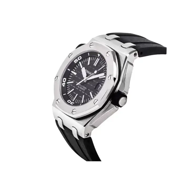 Audemars Piguet Royal Oak Offshore Black Dial 42MM Men's Watch DIVER 15703 - Image 3