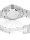 ROLEX DATEJUST ICED OUT 41MM SILVER AUTOMATIC STAINLESS STEEL WATCH FULL MOISSANITE 23.50CT - Image 3