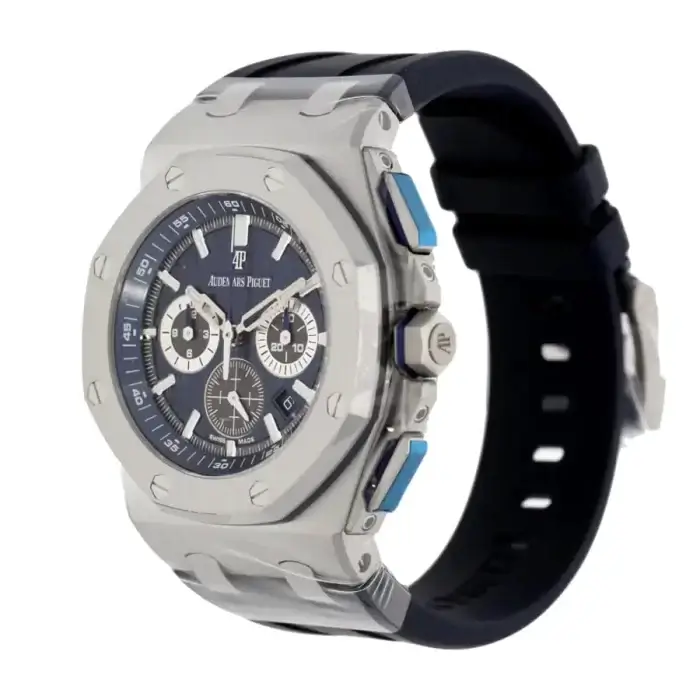 AP Royal Oak Offshore Blue Dial Chronograph 42MM Watch 26480TI.OO.A027CA.01 - Image 2