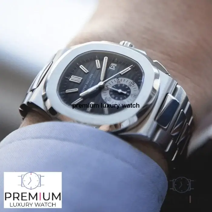 Patek Philippe Chronograph Watch Nautilus 5980/1A Stainless Steel Blue Dial - Image 5
