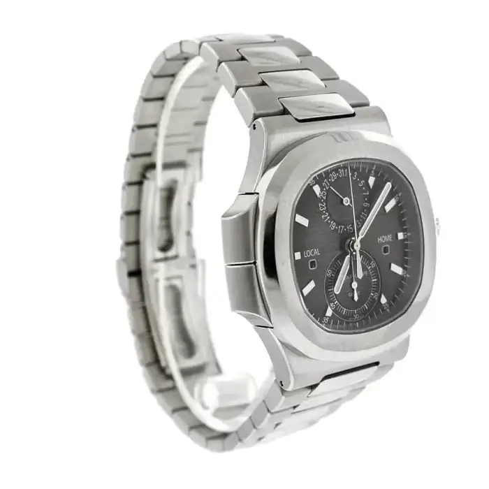 Patek Philippe Travel Time Nautilus Dark Grey Dial Men's Wrist Watch 5990/1A-001 40.5mm - Image 2