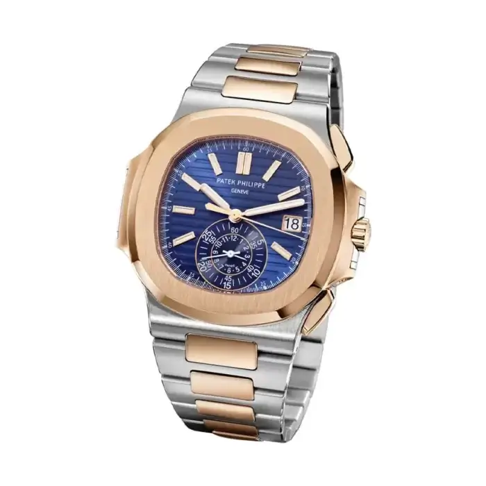 Patek Philippe Nautilus two tone 40mm Men Watch Blue Dial 5980/1AR - Image 2