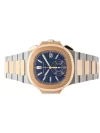 Patek Philippe Nautilus two tone 40mm Men Watch Blue Dial 5980/1AR - Image 3