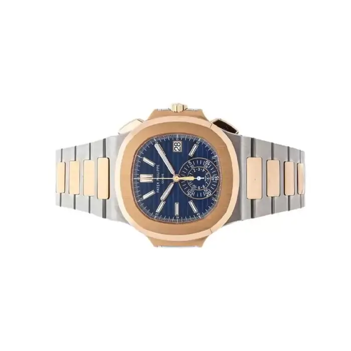 Patek Philippe Nautilus two tone 40mm Men Watch Blue Dial 5980/1AR - Image 3