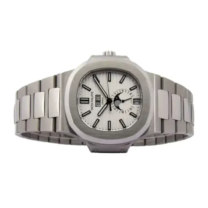 Patek Philippe Nautilus Moonphase Annual Calendar Stainless Steel 5726/1A-010 White Dial - Image 3
