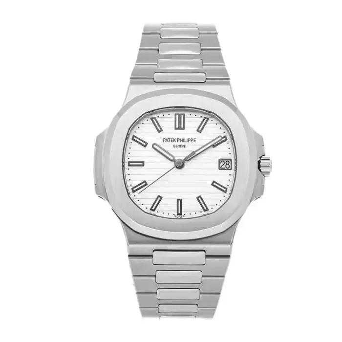 Patek Philippe Nautilus White Dial 40mm Men's Watch 5711