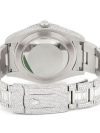 ROLEX DATEJUST ICED OUT 41MM SILVER HEBREW DIAL AUTOMATIC STAINLESS STEEL 23.50CT - Image 4