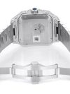 Iced Out Cartier SANTOS DE 40MM Steel WATCH REPLICA FULL ICED MOISSANITE ROMAN DIAL - Image 3