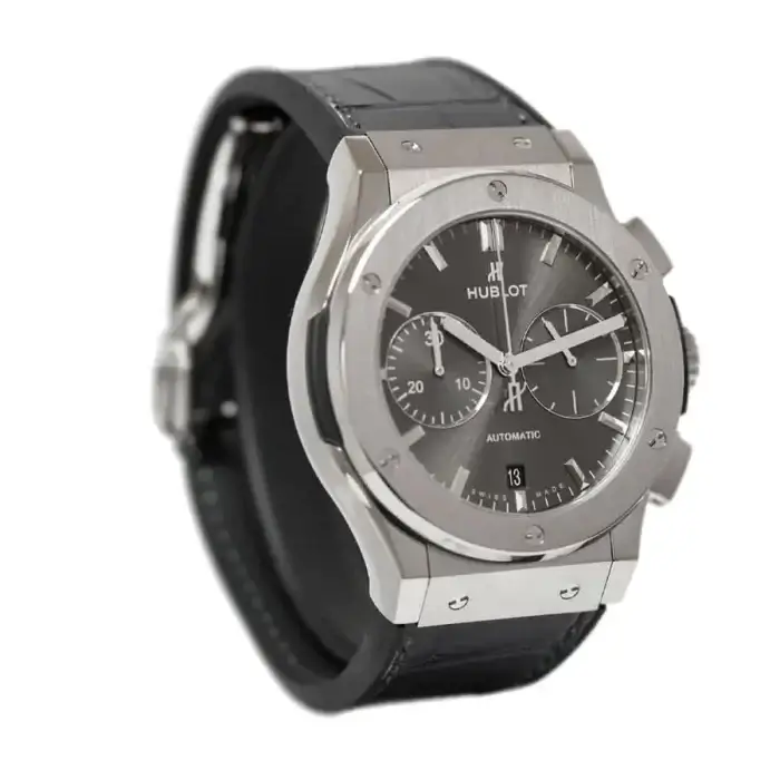 Hublot Classic Fusion 45mm Titanium Chronograph Racing Gray  Wrist Men’s Watch - Image 2