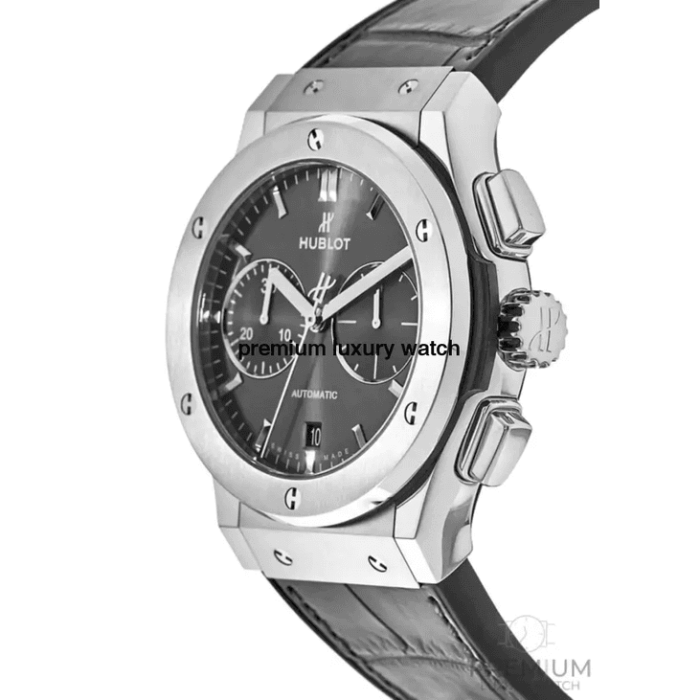Hublot Classic Fusion 45mm Titanium Chronograph Racing Gray  Wrist Men’s Watch - Image 3