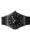 Hublot Classic Fusion Black Dial Automatic 42 mm Men's with Black Rubber Watch - Image 3