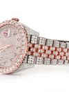 ROLEX DATEJUST DIAMOND 41MM TWO TONE AUTOMATIC STAINLESS STEEL MOISSANITE 22.30CT - Image 2