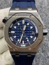 Audemars Piguet Royal Oak Offshore Diver 42MM Blue Dial Mens Watch 15720 - Image 9