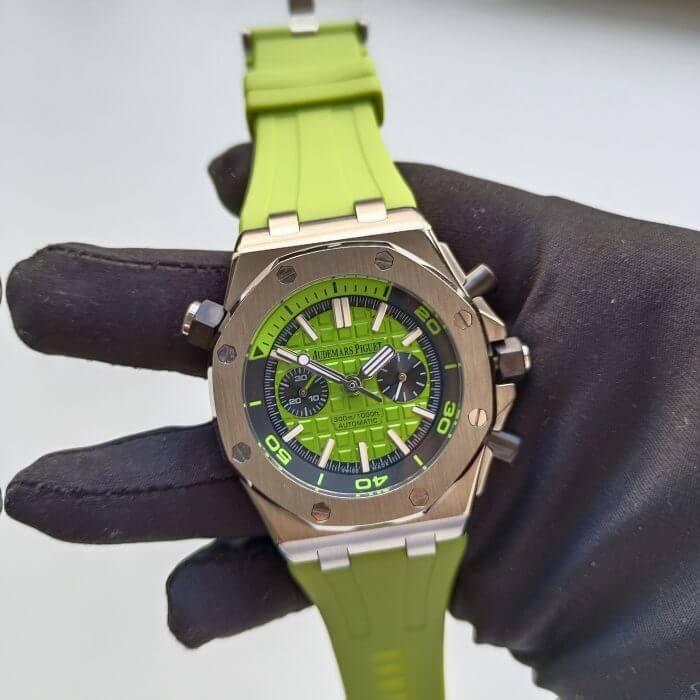Audemars Piguet Royal Oak Replica 26703ST.OO.A038CA.01 Offshore Diver Chronograph 42mm Green Limited - Image 6