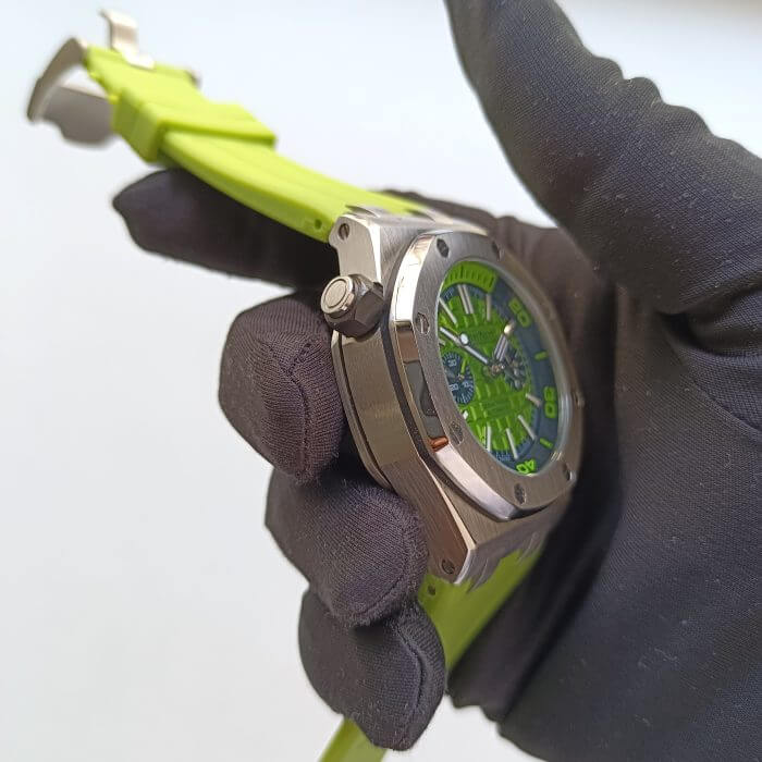 Audemars Piguet Royal Oak Replica 26703ST.OO.A038CA.01 Offshore Diver Chronograph 42mm Green Limited - Image 7
