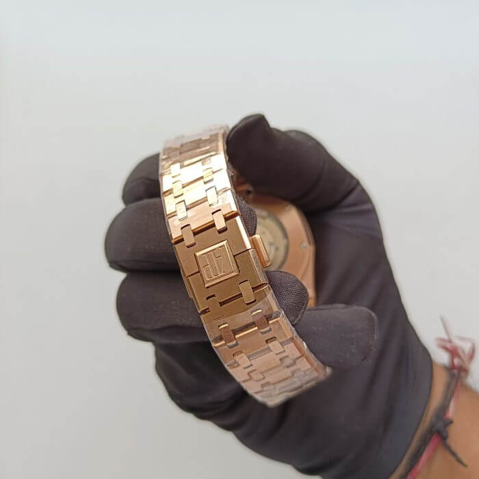 Audemars Piguet Royal Oak Chronograph Rose Gold Men's Watch - Image 4
