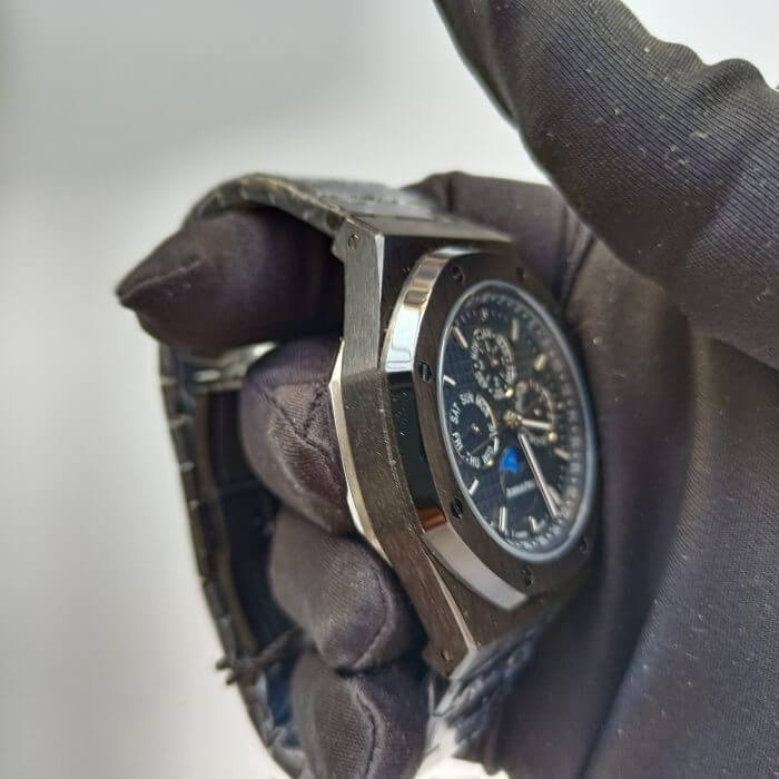 Audemars Piguet Royal Oak Black Dial 41mm Perpetual Calendar  Wrist Men’s Watch - Image 3