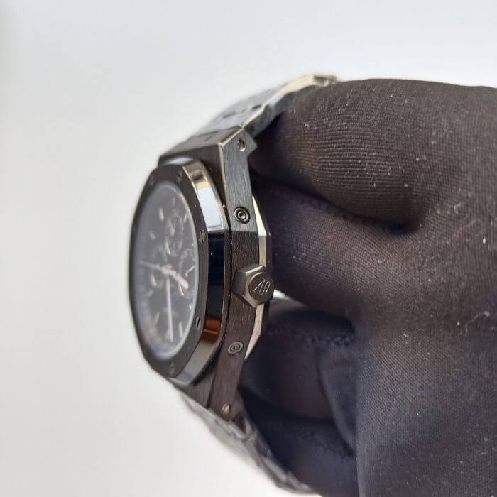 Audemars Piguet Royal Oak Black Dial 41mm Perpetual Calendar  Wrist Men’s Watch - Image 4