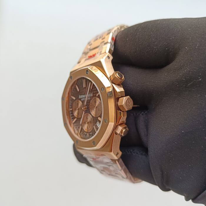Audemars Piguet Royal Oak Chronograph Rose Gold 45mm Men’s Watch - Image 2