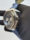 Audemars Piguet Royal Oak Offshore Blue Dial 44MM Rubber Strap Steel Chronograph Men's Watch - Image 4