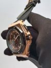 AP Royal Oak Chronograph Black Dial Offshore 44MM Rose Gold Watch - Image 6