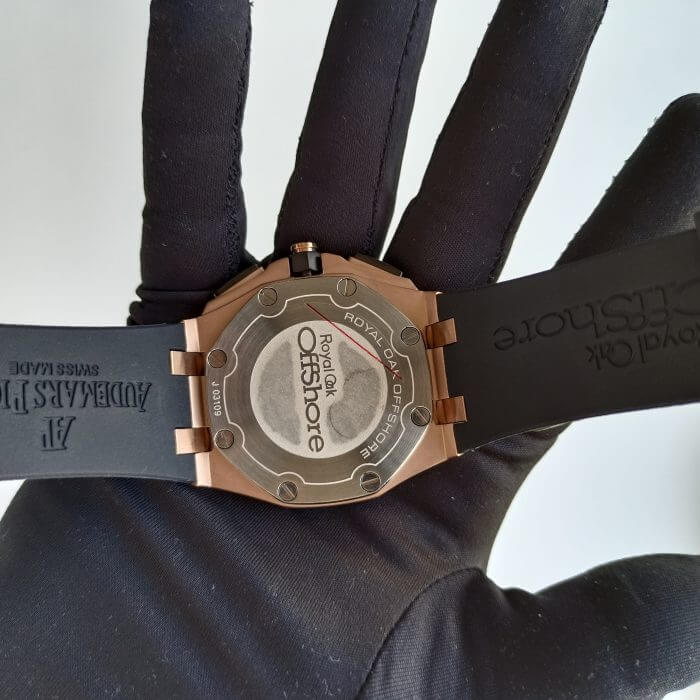 AP Royal Oak Chronograph Black Dial Offshore 44MM Rose Gold Watch - Image 8
