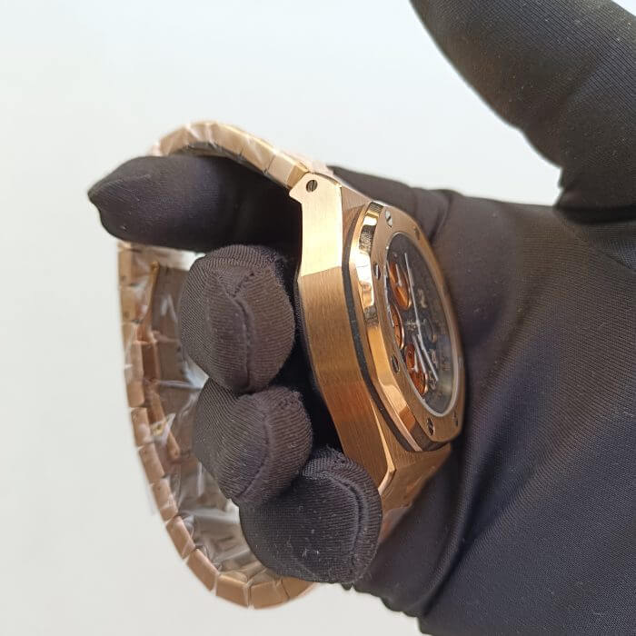 Audemars Brick Rhodium Dial | Royal Oak Offshore | Chronograph Wrist Watch - Image 3