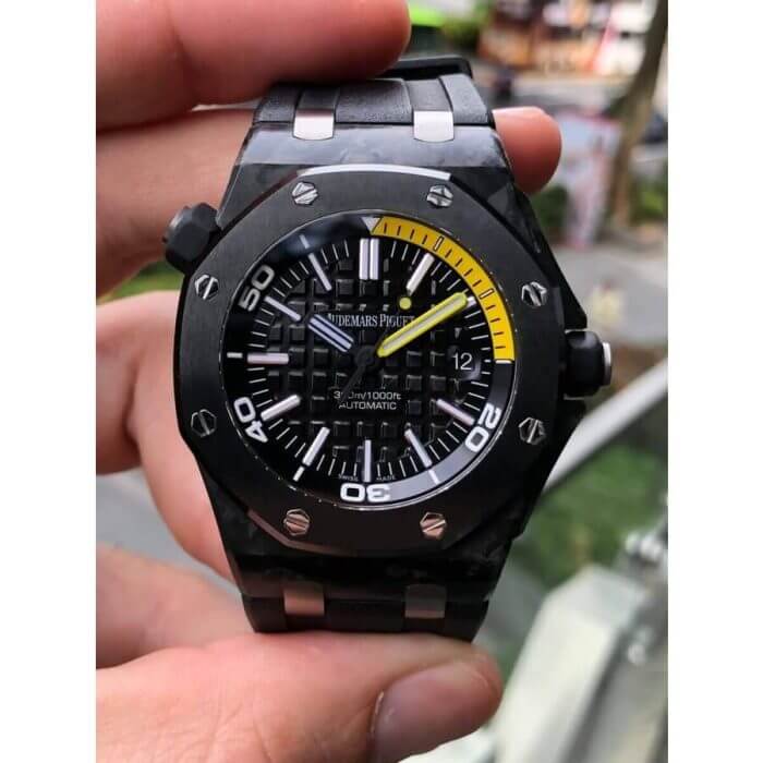 AP Royal Oak Offshore On Wrist | 42MM Black Dial & Strap Watch. - Image 5