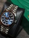 Rolex Oyster Perpetual Blue face Sky Dweller Index Dial 42mm Jubilee White Gold Fluted 326934 - Image 5