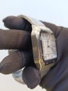 Cartier Large Santos De Cartier Men’s Watch White Dial Steel Bracelet WSSA0018 - Image 2
