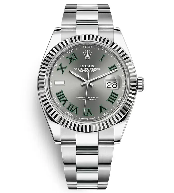 Rolex Datejust 41MM Jubilee Bracelet Wimbledon Replica Watch