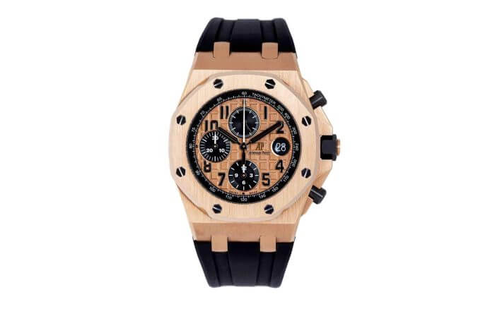 AP Royal Oak Offshore Rose Gold Chronograph 42MM Dial Watch 26470